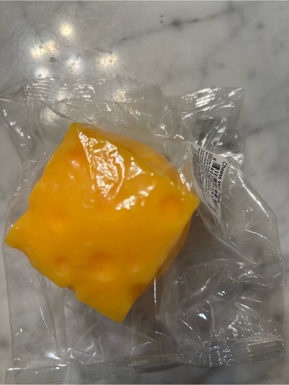 Squishy  Mini Cheese Toy - Yellow Kids Toy